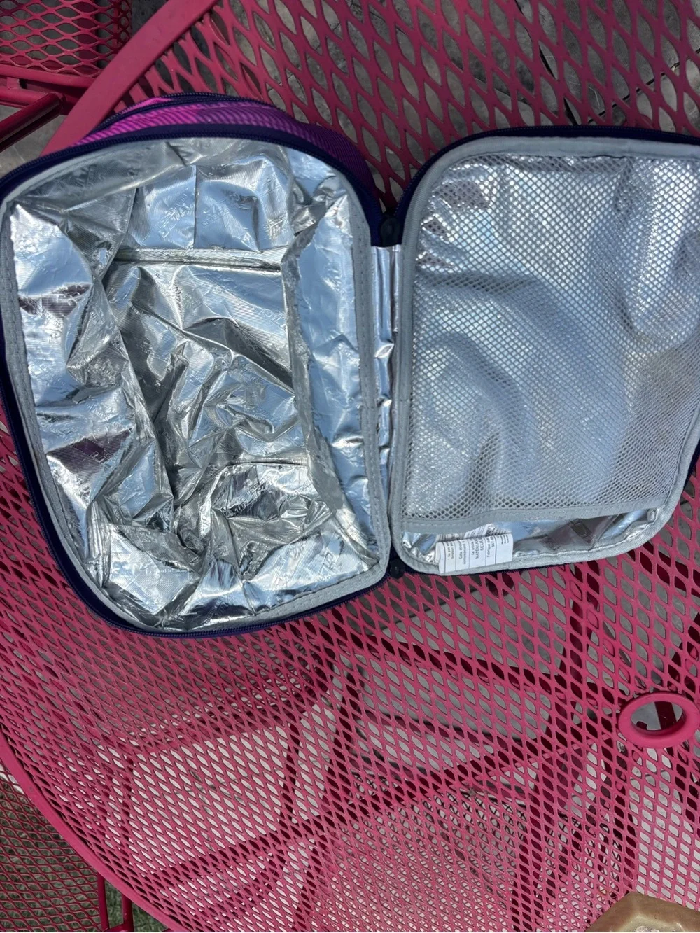 Arcticzone Pink & Purple Plaid Insulated Lunchbox